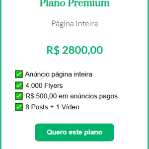 Plano Premium Página inteira